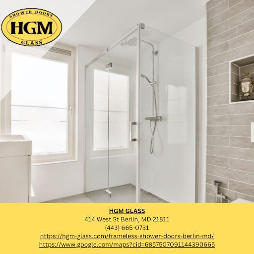 HGM Glass Brings Custom Shower Doors and Enclosures to Berlin, MD