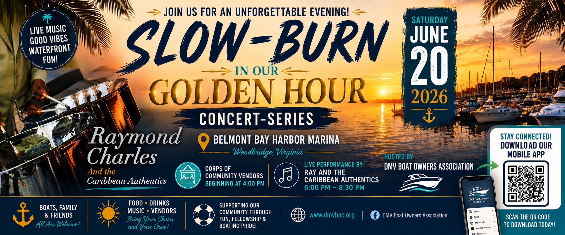 🔥🌅 SLO﻿W-BURN in our GOLDEN HOUR Concert-Series 🌅🔥