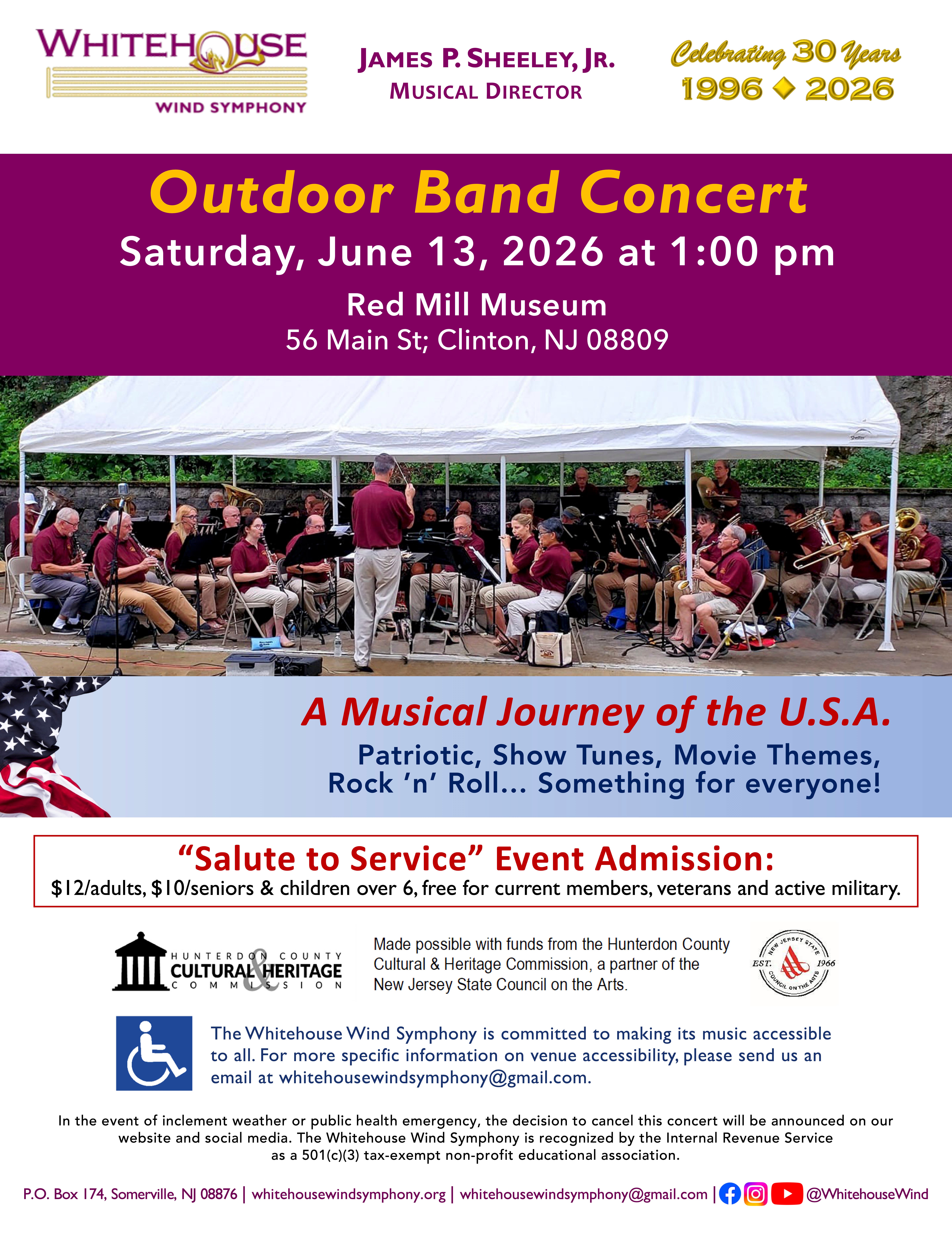  Whitehouse Wind Symphony Presents Outdoor Concert in Clinton