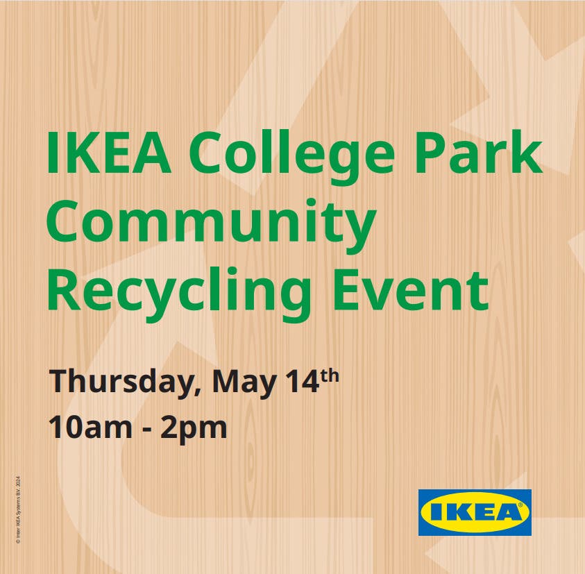 IKEA College Park Community Recycling Event