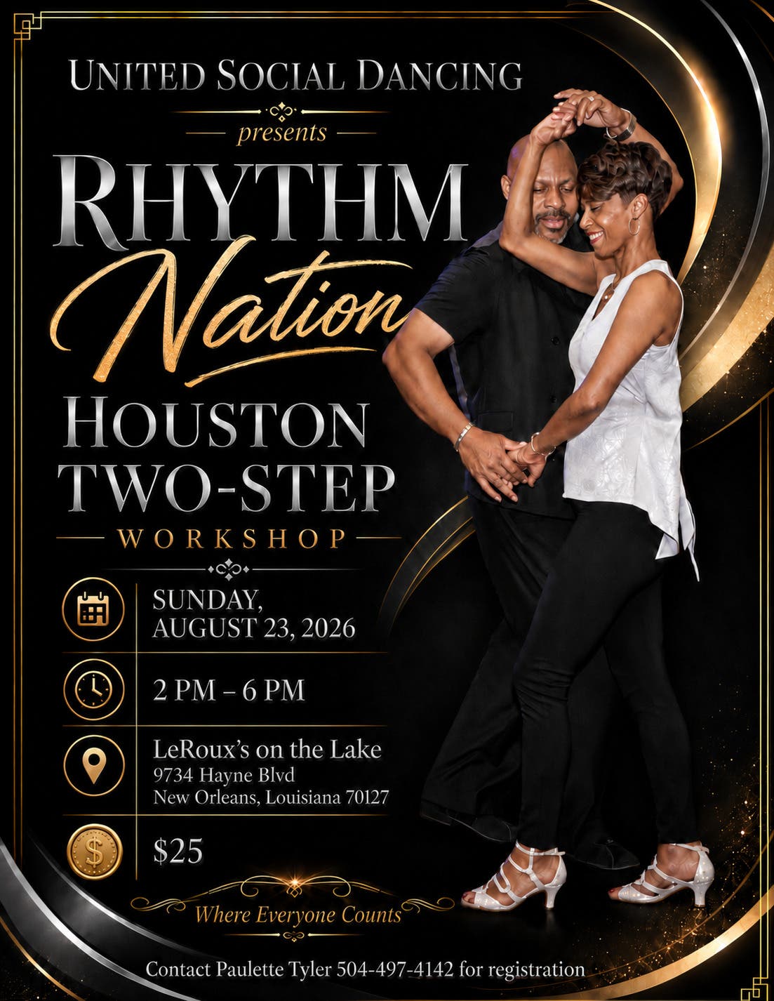Rhythm Nation Houston Two-Step Workshop