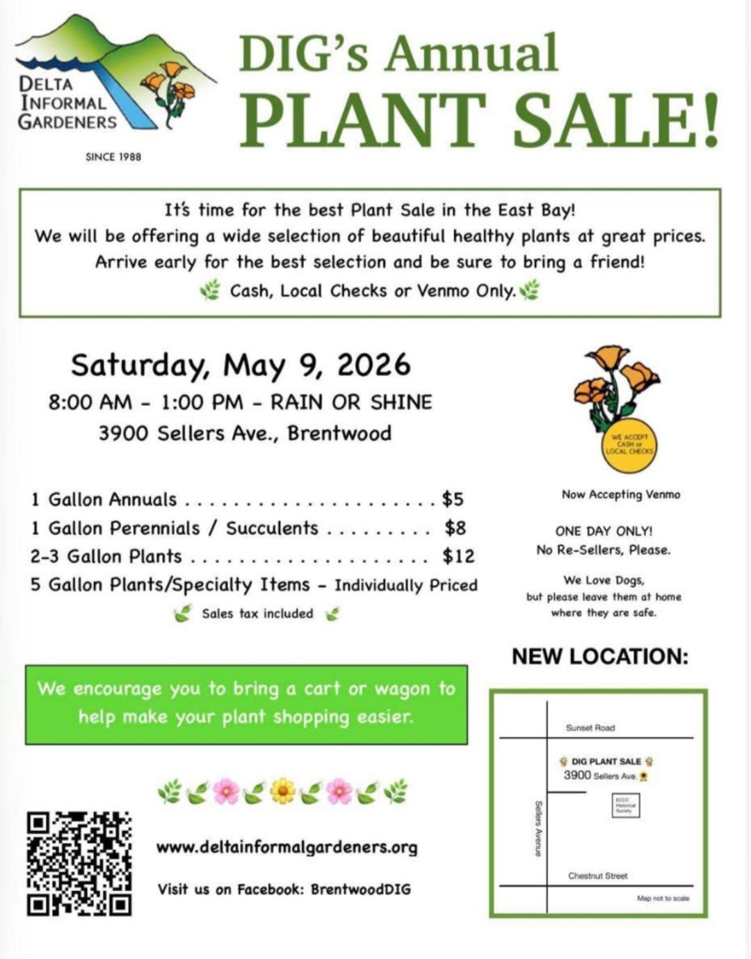 Dig's Annual Plant Sale!