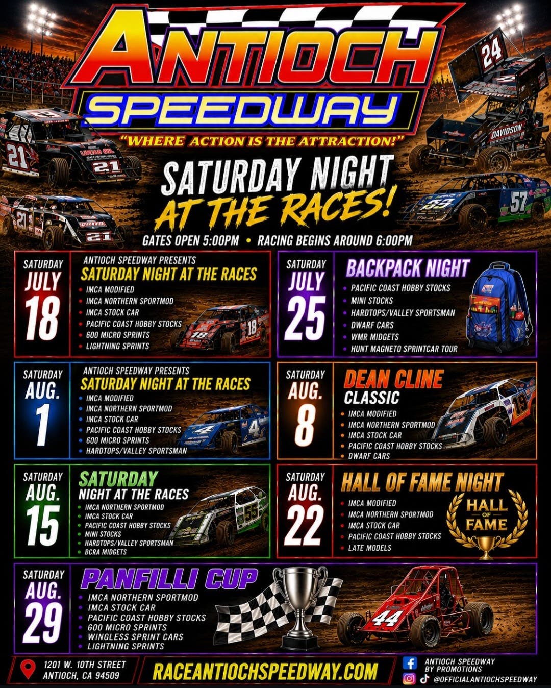 Antioch Speedway Saturday Night At The Races ποΈ