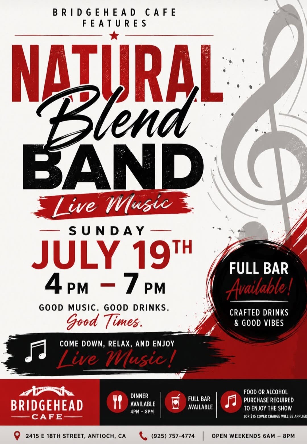 Natural Blend Band at Bridgehead Cafe