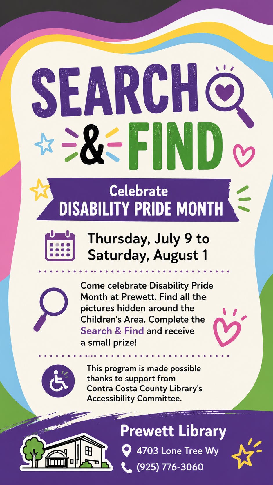 Search & Find: Celebrate Disability Pride Month π