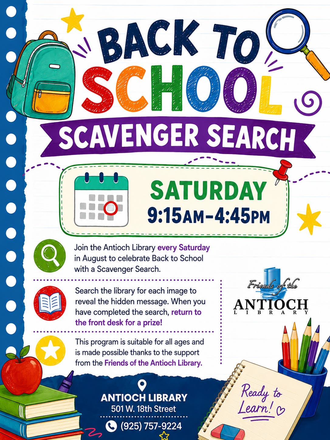 Back To School Scavenger Search 🔎