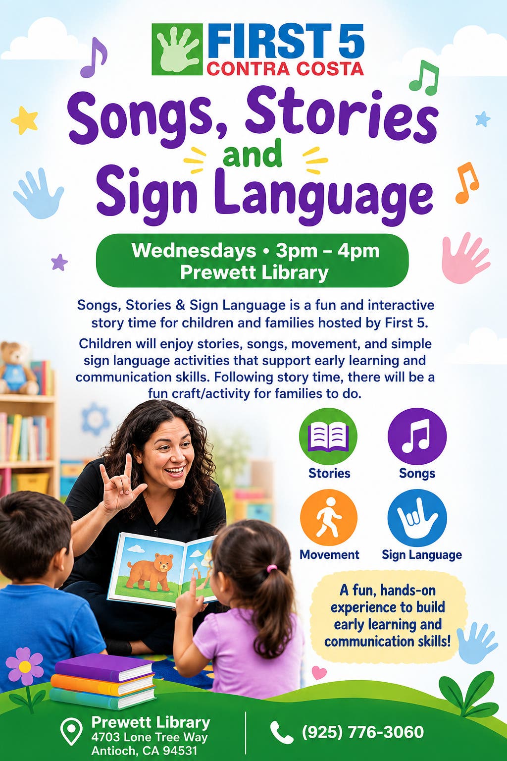 Songs, Stories and Sign Language by First 5 🎵