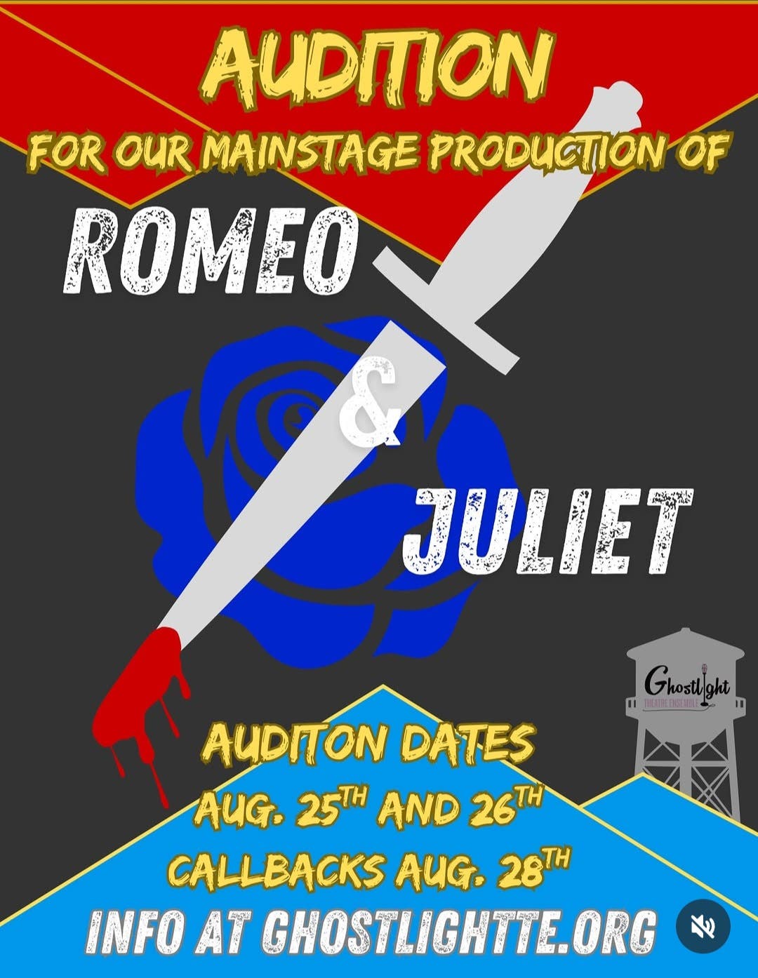 Romeo & Juliet Auditions at Ghostlight Theatre Ensemble 