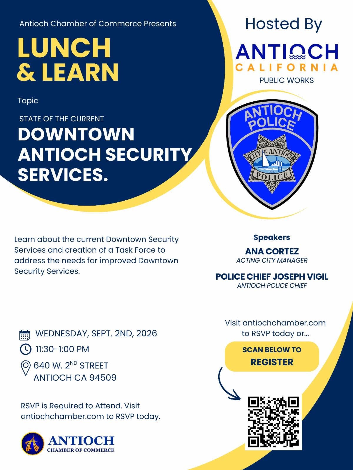 Lunch & Learn: Downtown Antioch Security Services