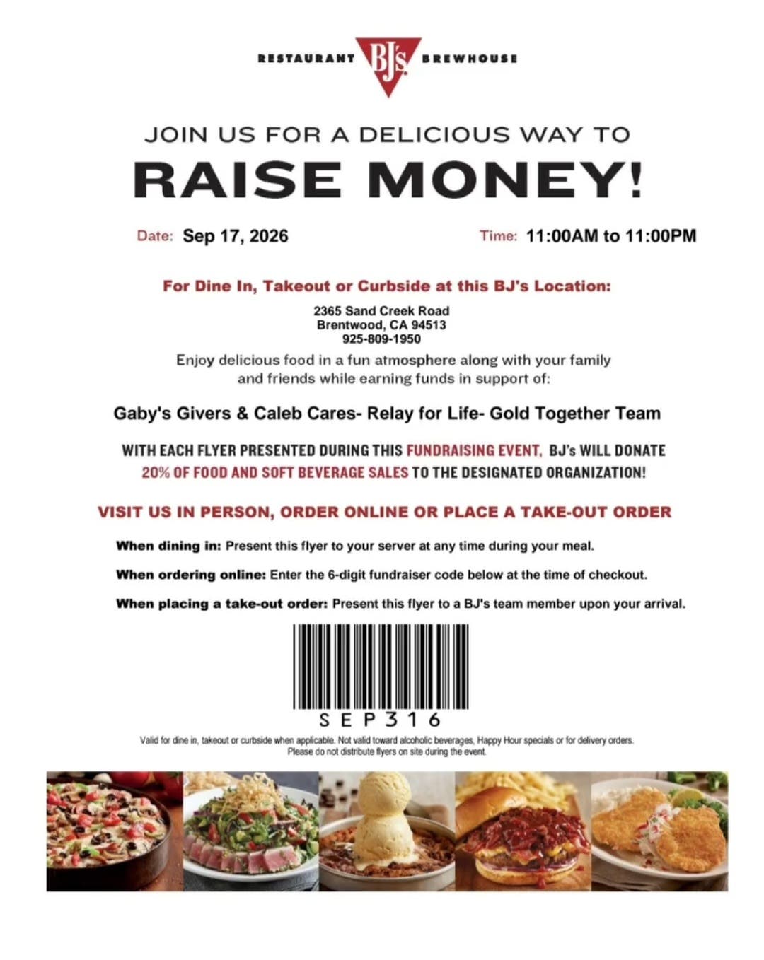 Gaby's Givers & Caleb Cares- Relay For Life- Gold Together Team Fundraising Event