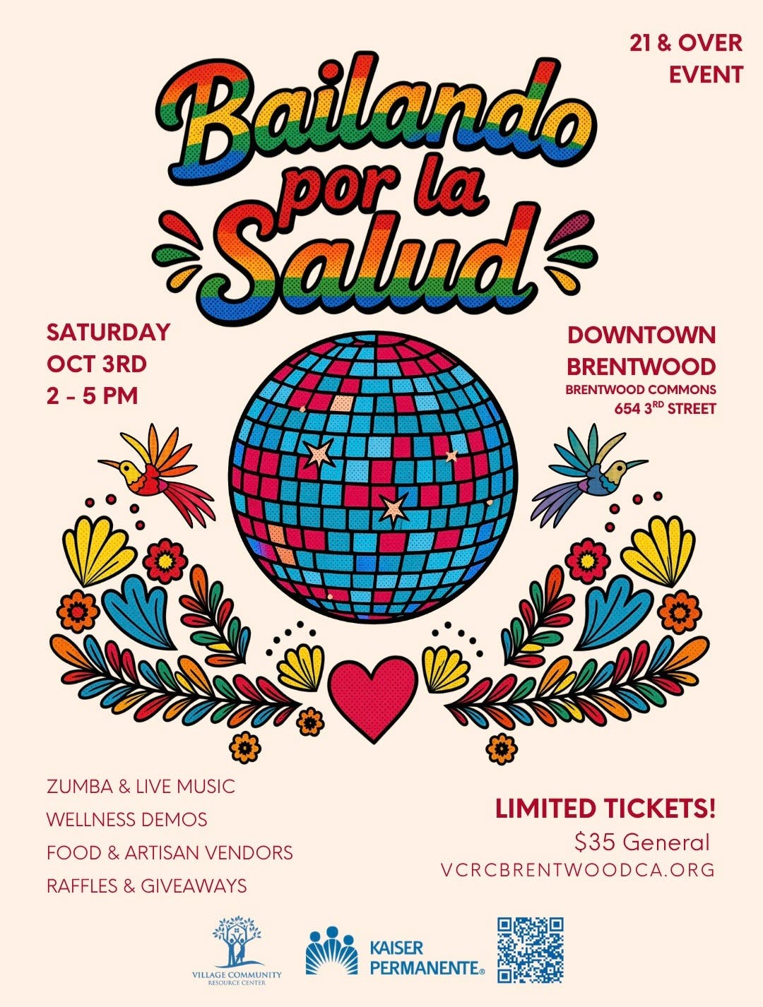 Bailando Por La Salud (Dance for Your Health Fitness Event)