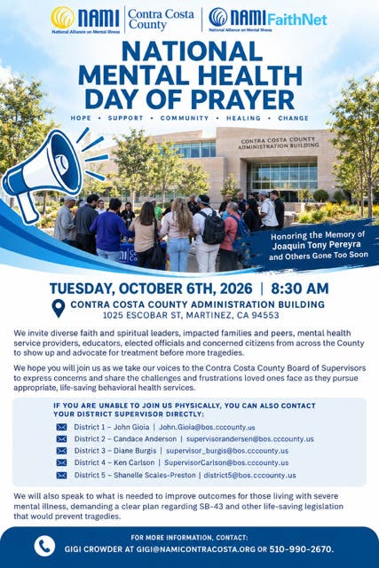 National Mental Health Day of Prayer ๐