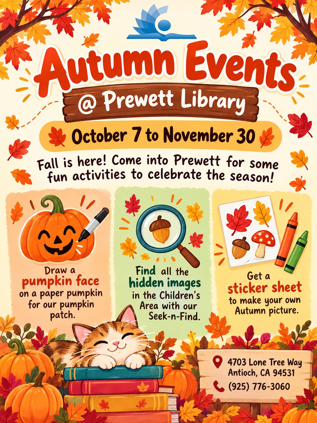 Autumn Events at Prewett Library π