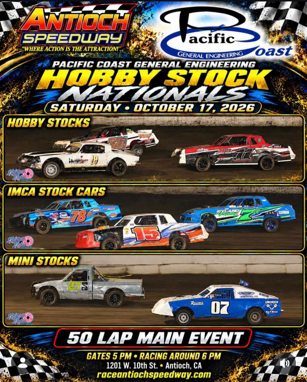 Pacific Coast General Engineering Hobby Stock Nationals ποΈ