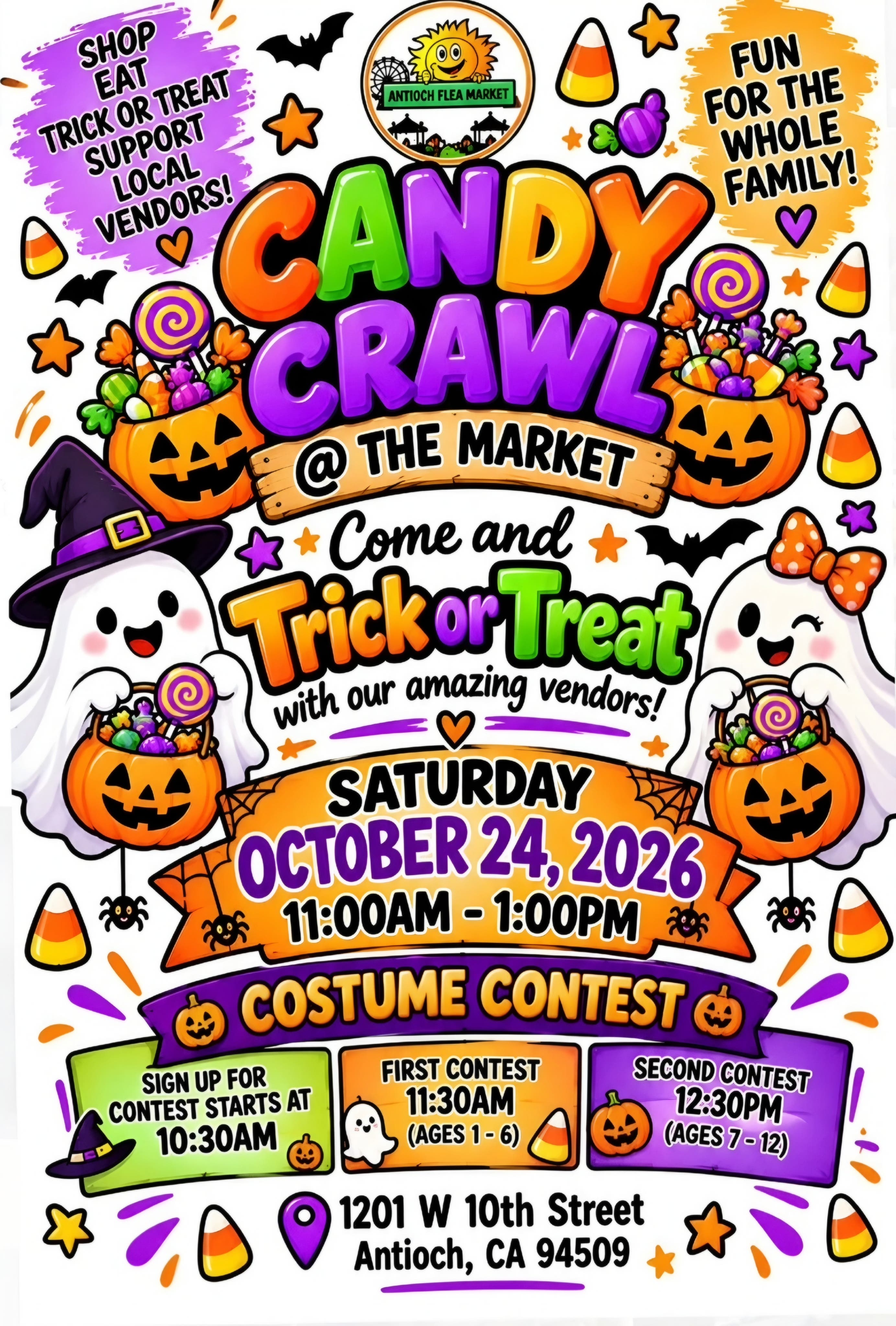 Candy Crawl at the Antioch Flea Market 🍬