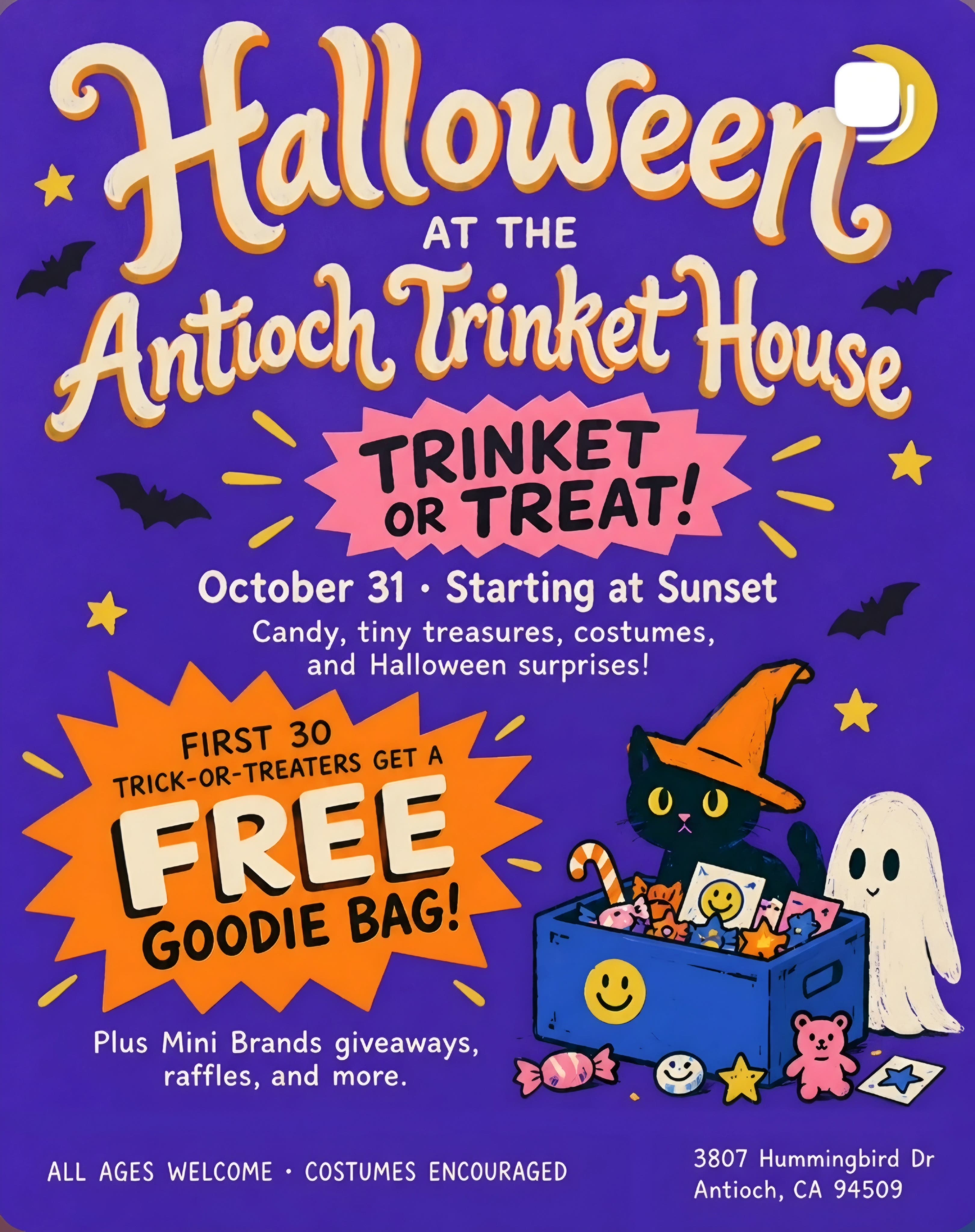Halloween at the Antioch Trinket House 🍬