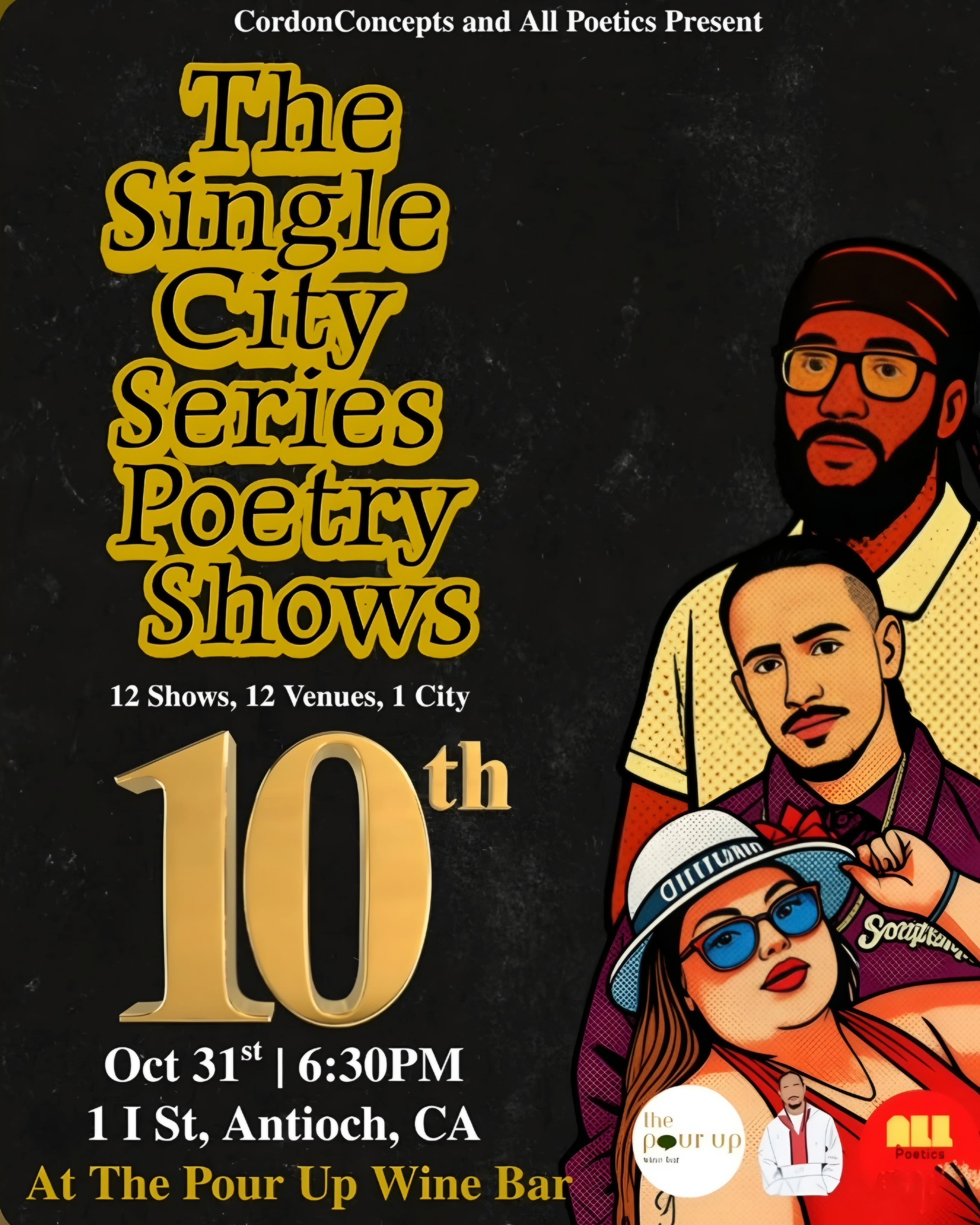 The Single City Series 10th Poetry Show 🎤