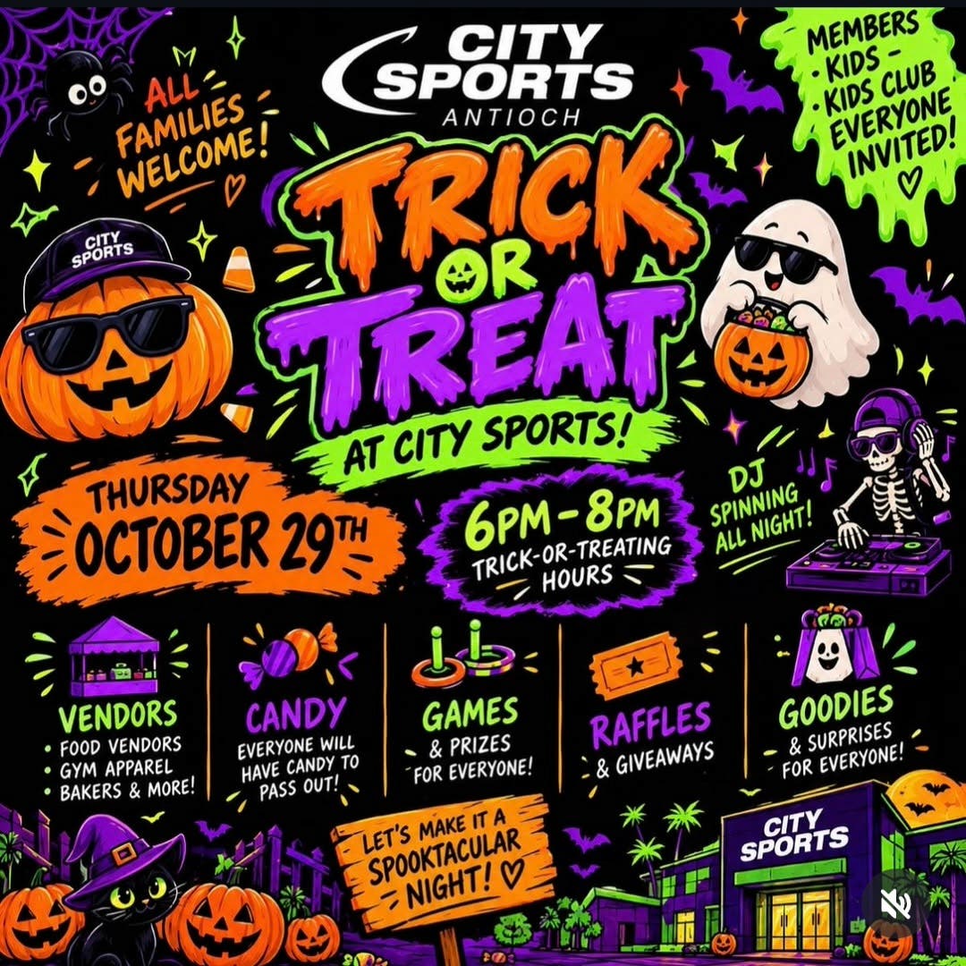 Trick-or-Treat Night at City Sports (Open to all) 🍭