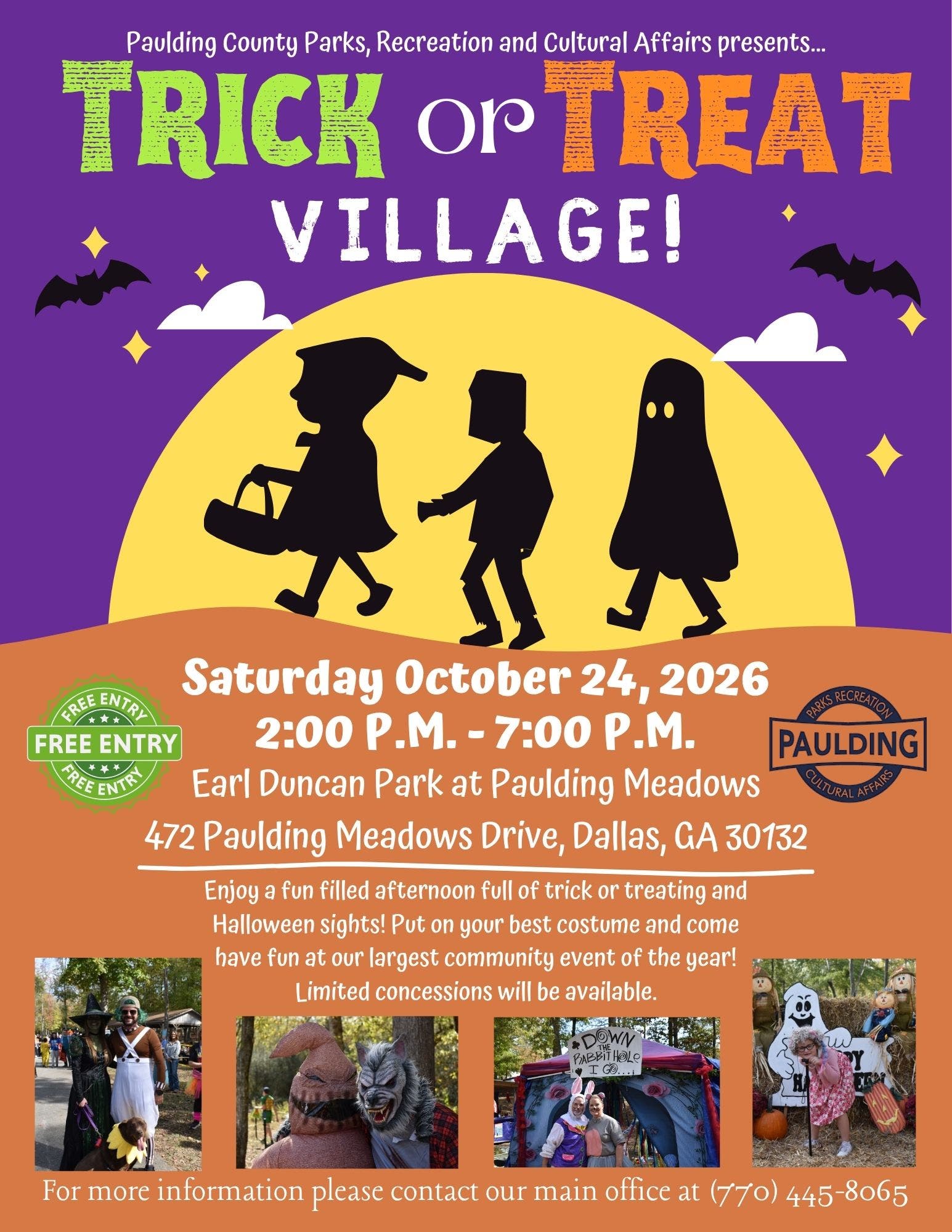 Trick Or Treat Village!