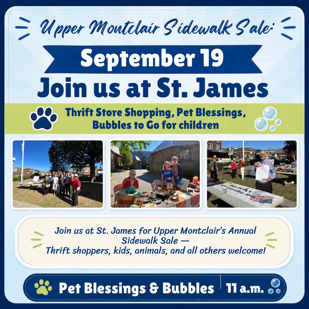 Upper Montclair Sidewalk Sale