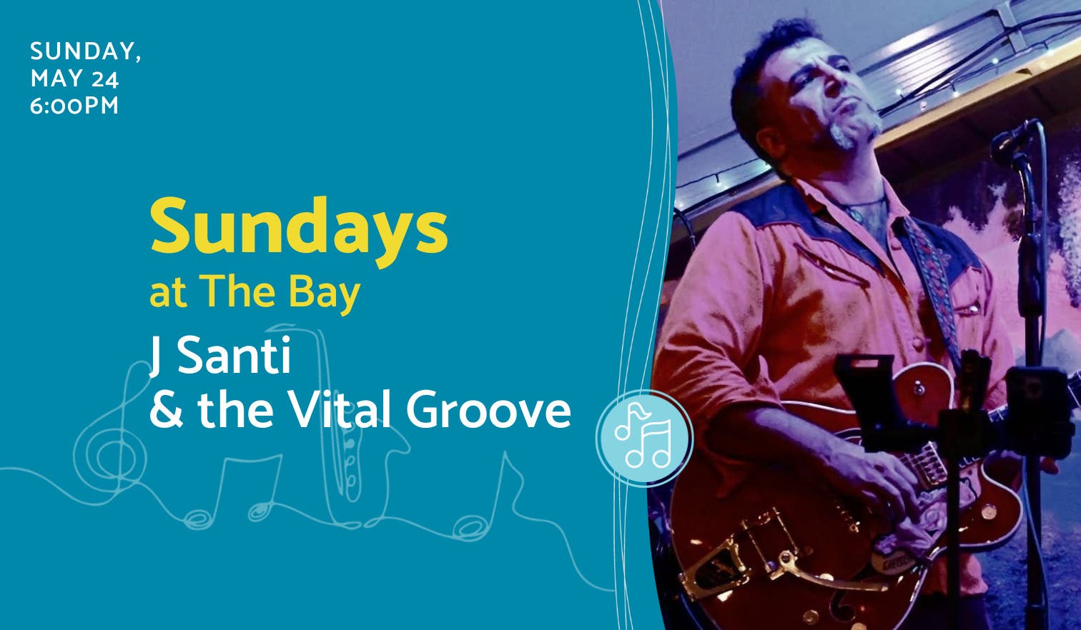 Sundays at The Bay featuring J Santi and the Vital Groove