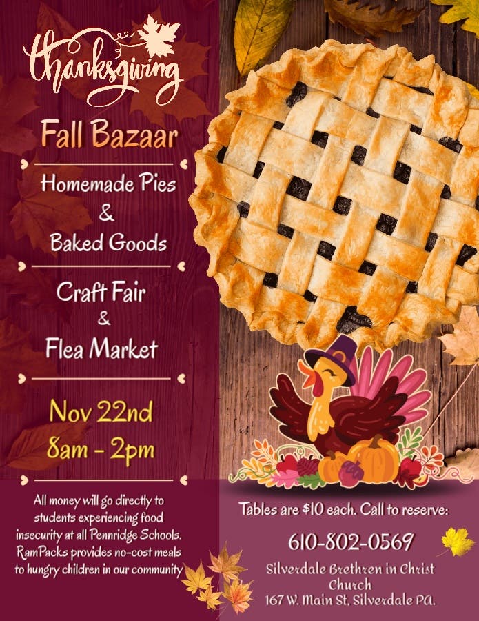 Nov 22 | Fall Bazaar, Craft Fair & Flea Market | Sellersville, PA Patch