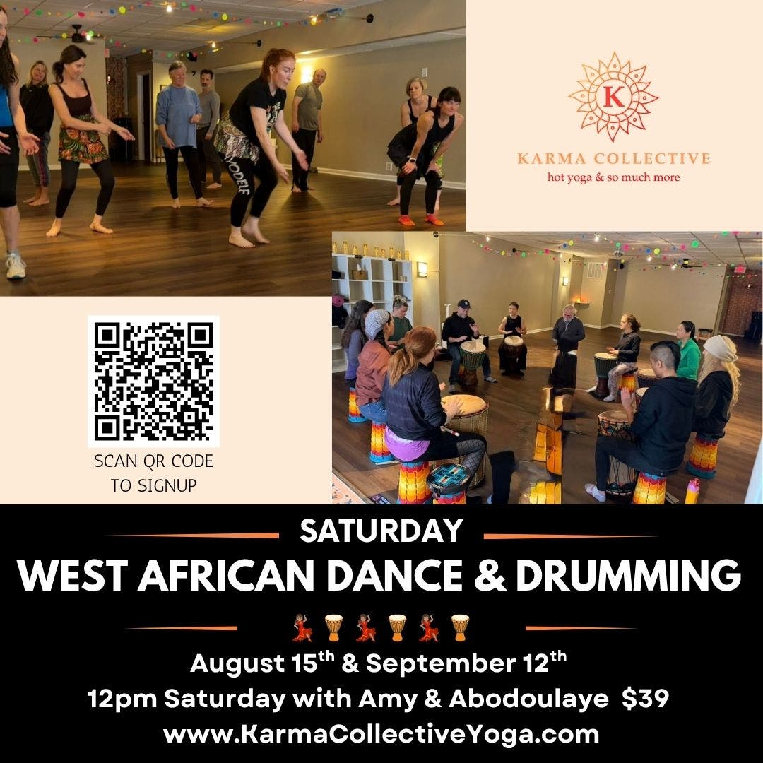 West African Dance & Live Drumming Lesson