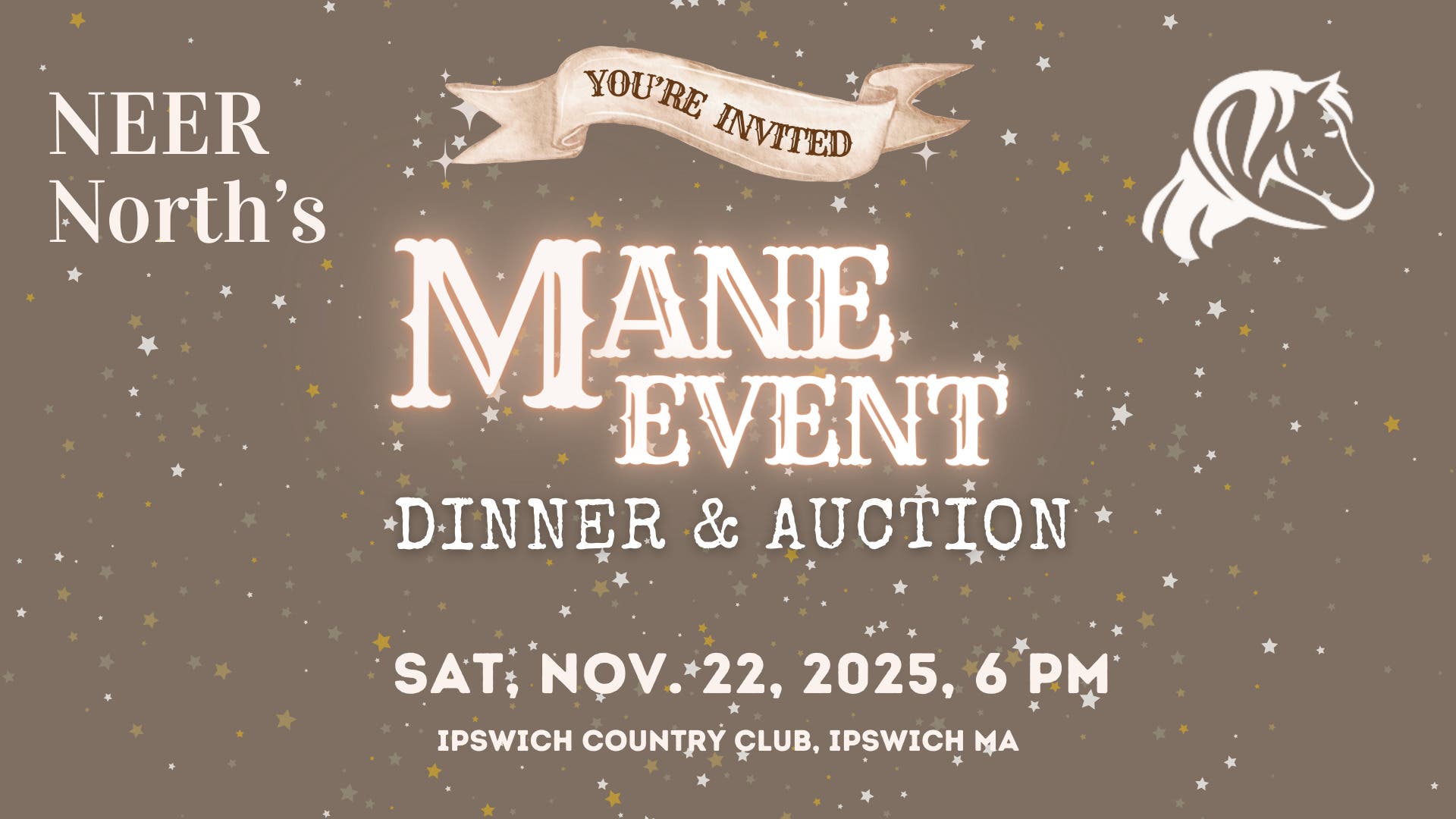 New England Equine Rescue's The Mane Event Dinner and Auction