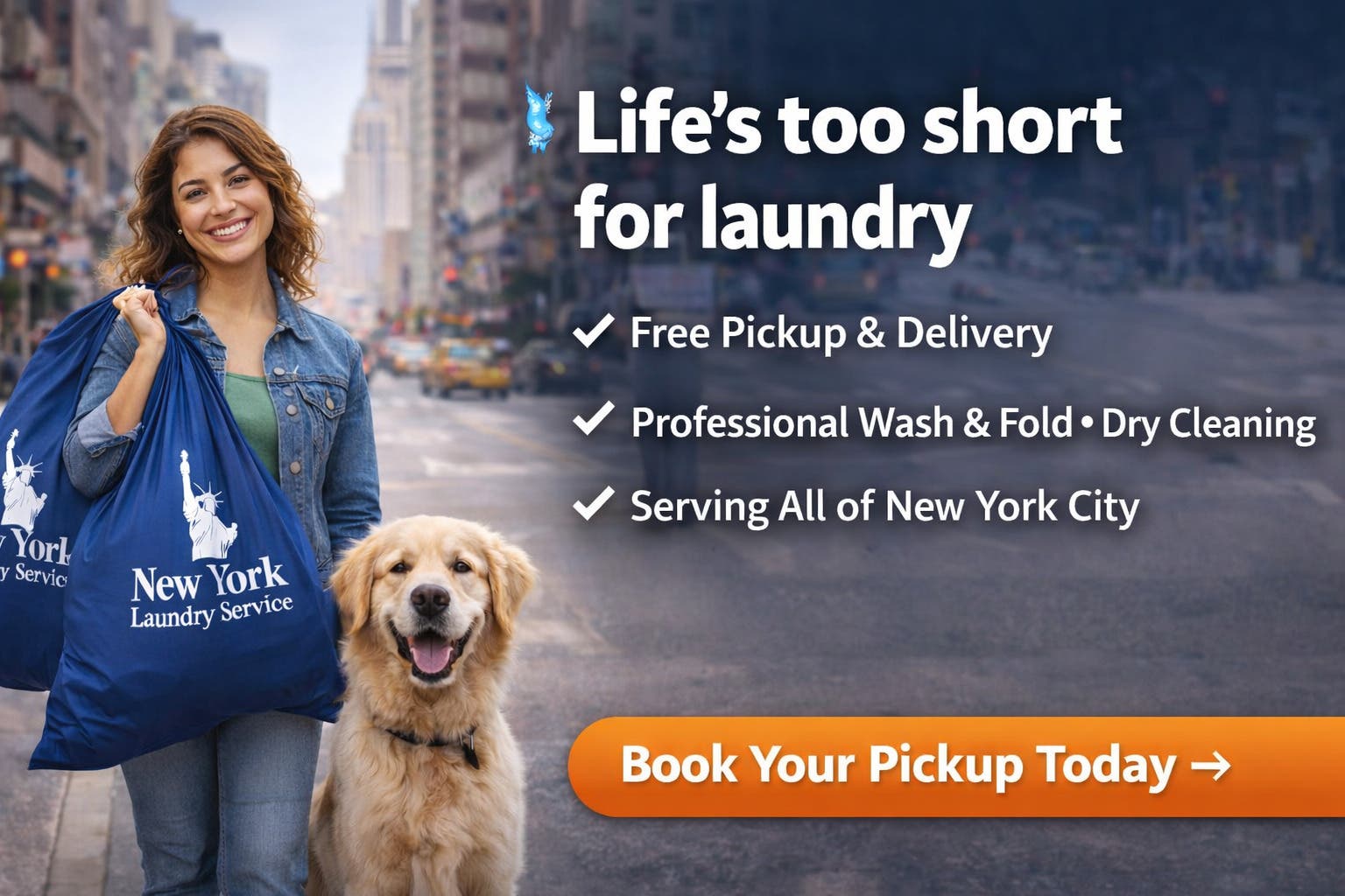 Free Laundry Pickup Week –New York Laundry Service