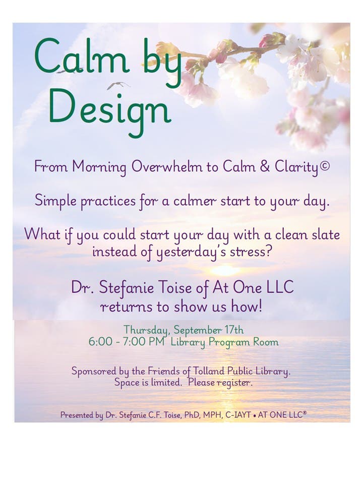 Calm By Design - From Morning Overwhelm to Calm & Clarity©