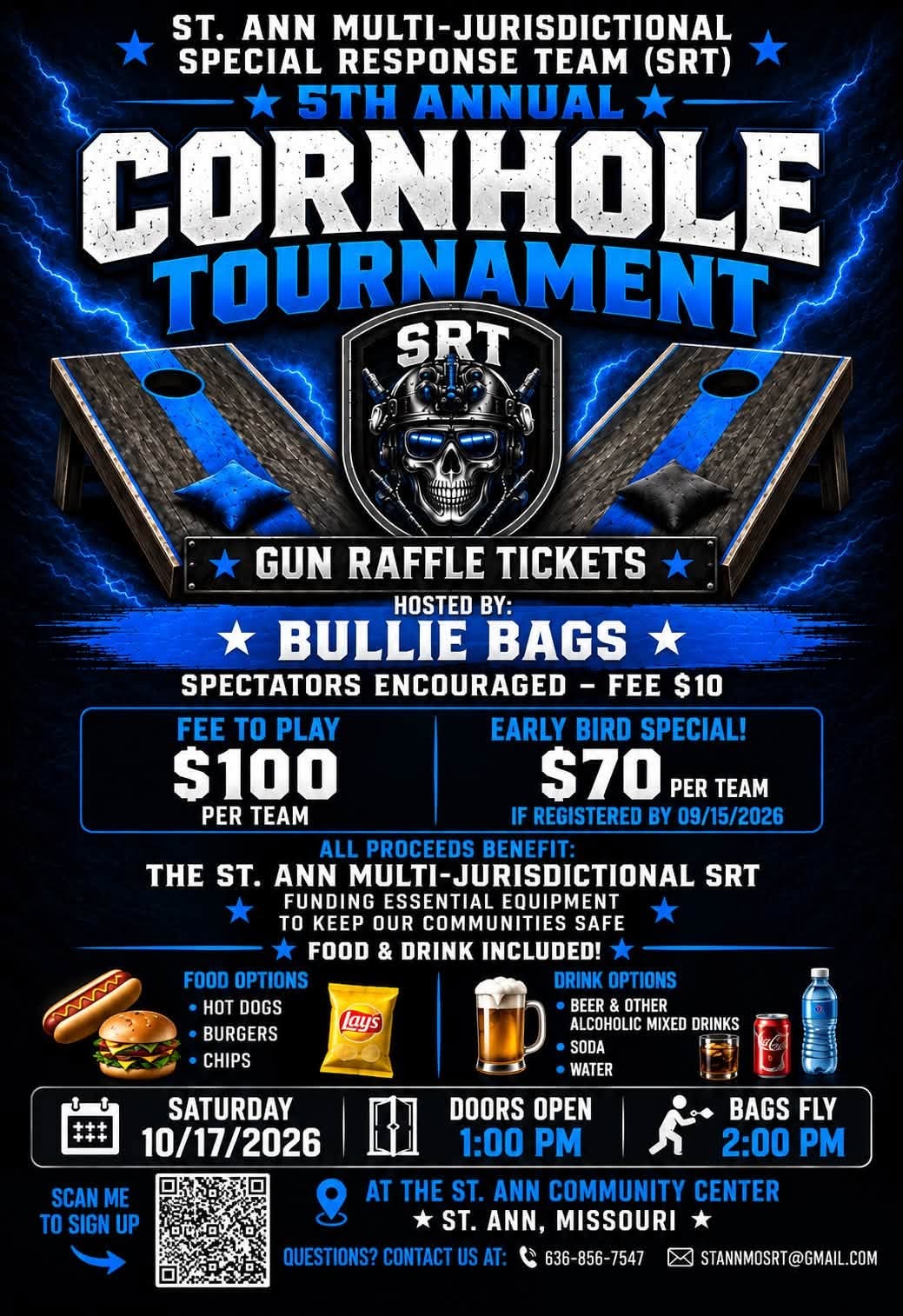 Cornhole Tournament supports Police