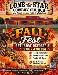 Lone Star Cowboy Church Fall Fest