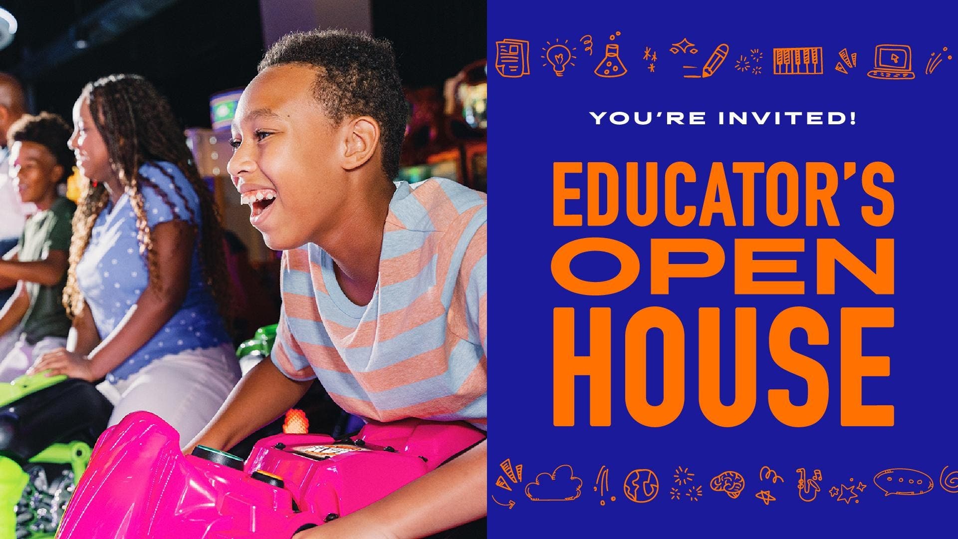 Unlock the Fun: Educator Open House at Dave & Buster's - Concord