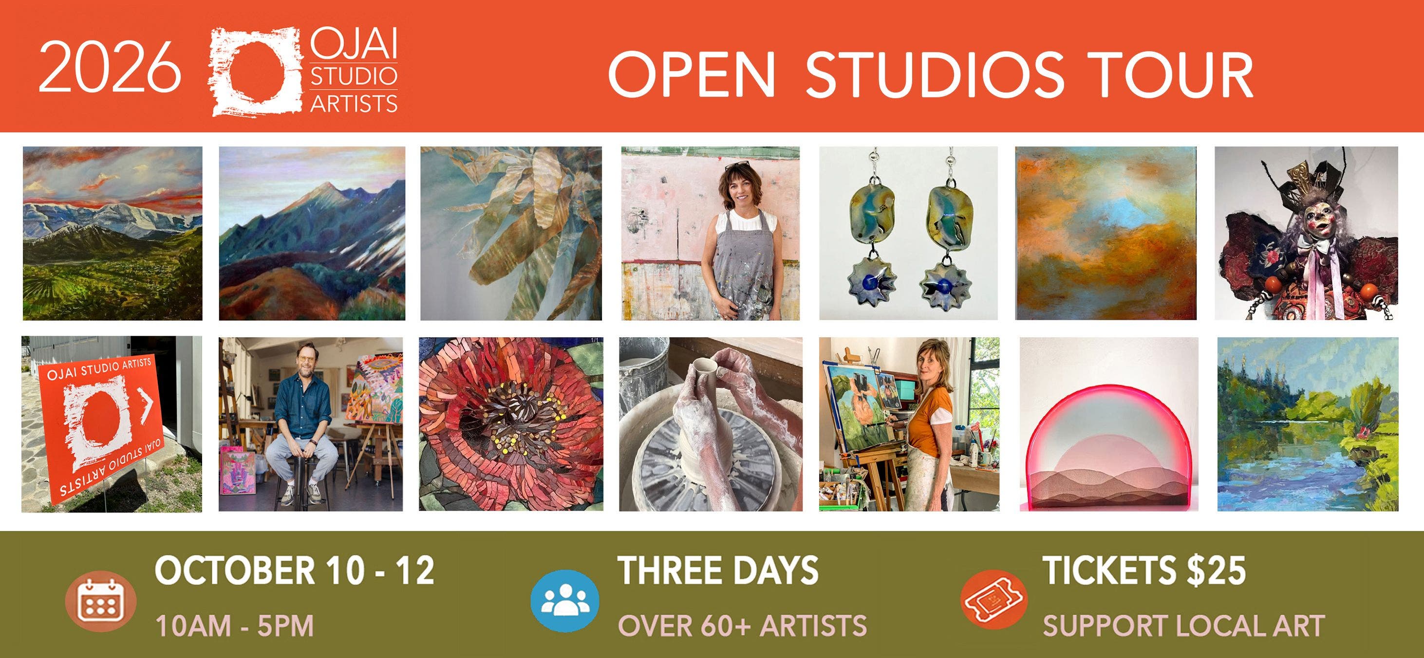 Ojai Studio Artists Open Studio Tour