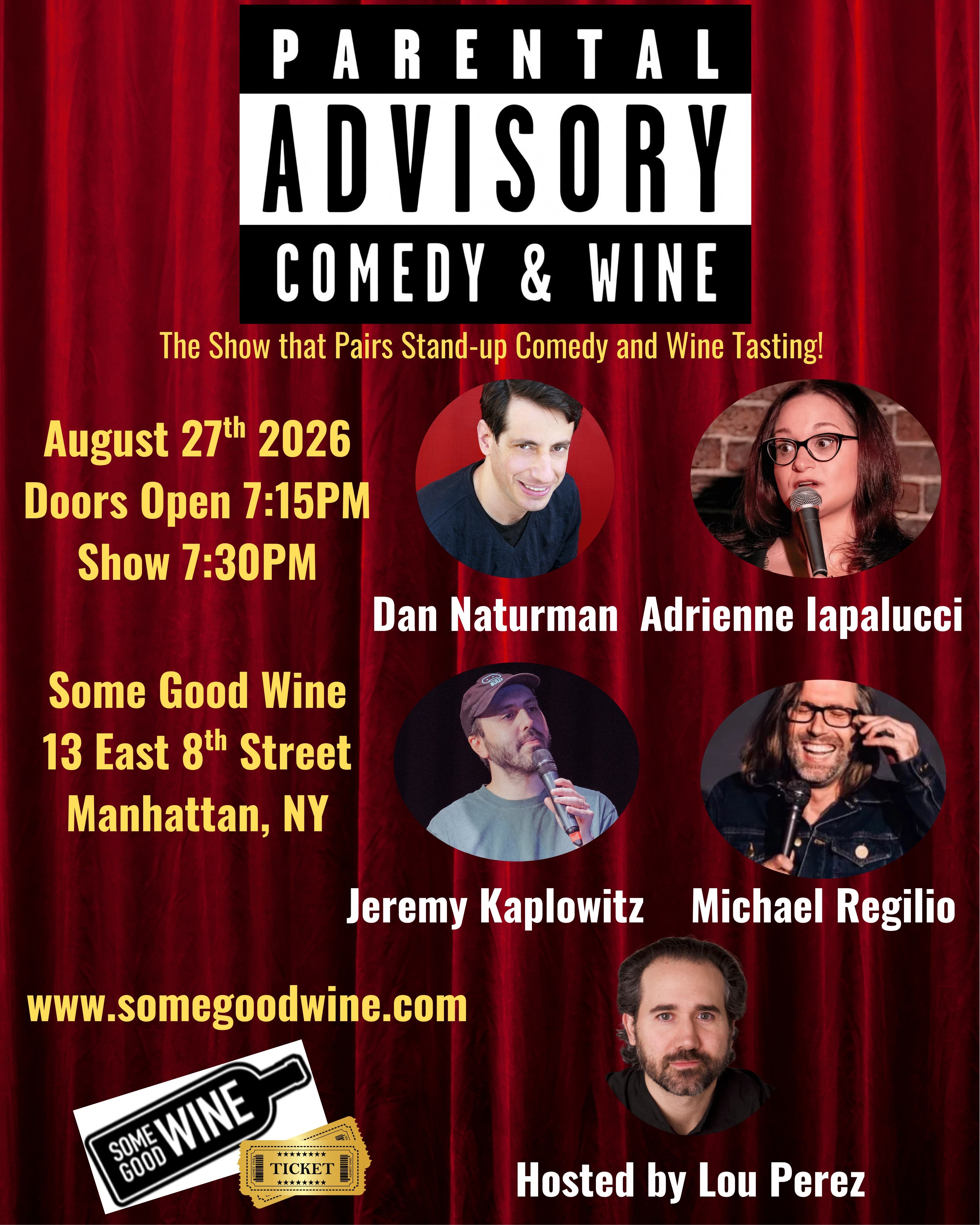 Parental Advisory Comedy & Wine