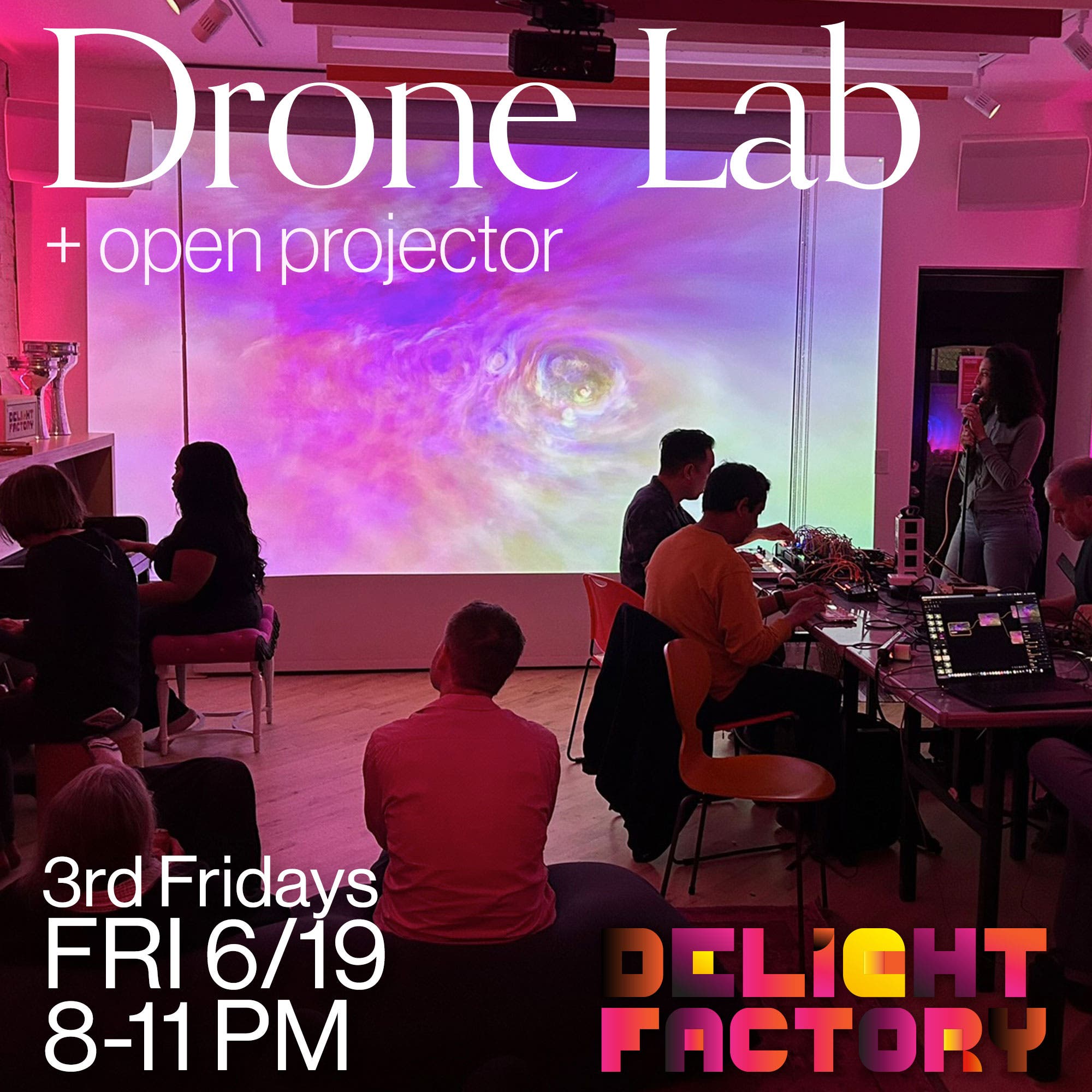 Drone Lab + Open Projector