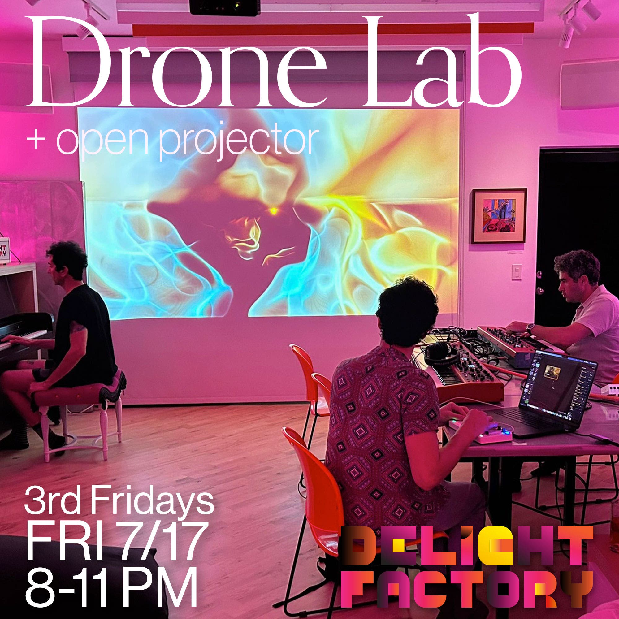 Drone Lab + Open Projector