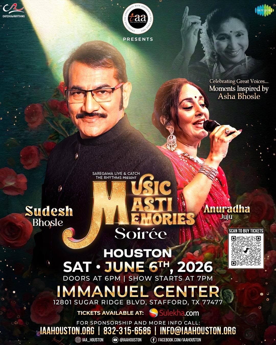 Music Masti Memories Soiree (Sudesh Bhosle and Anuradha Juju Live)