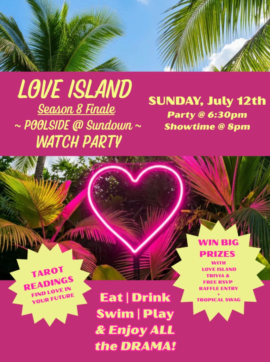 Love Island Season 8 Finale Poolside Watch Party