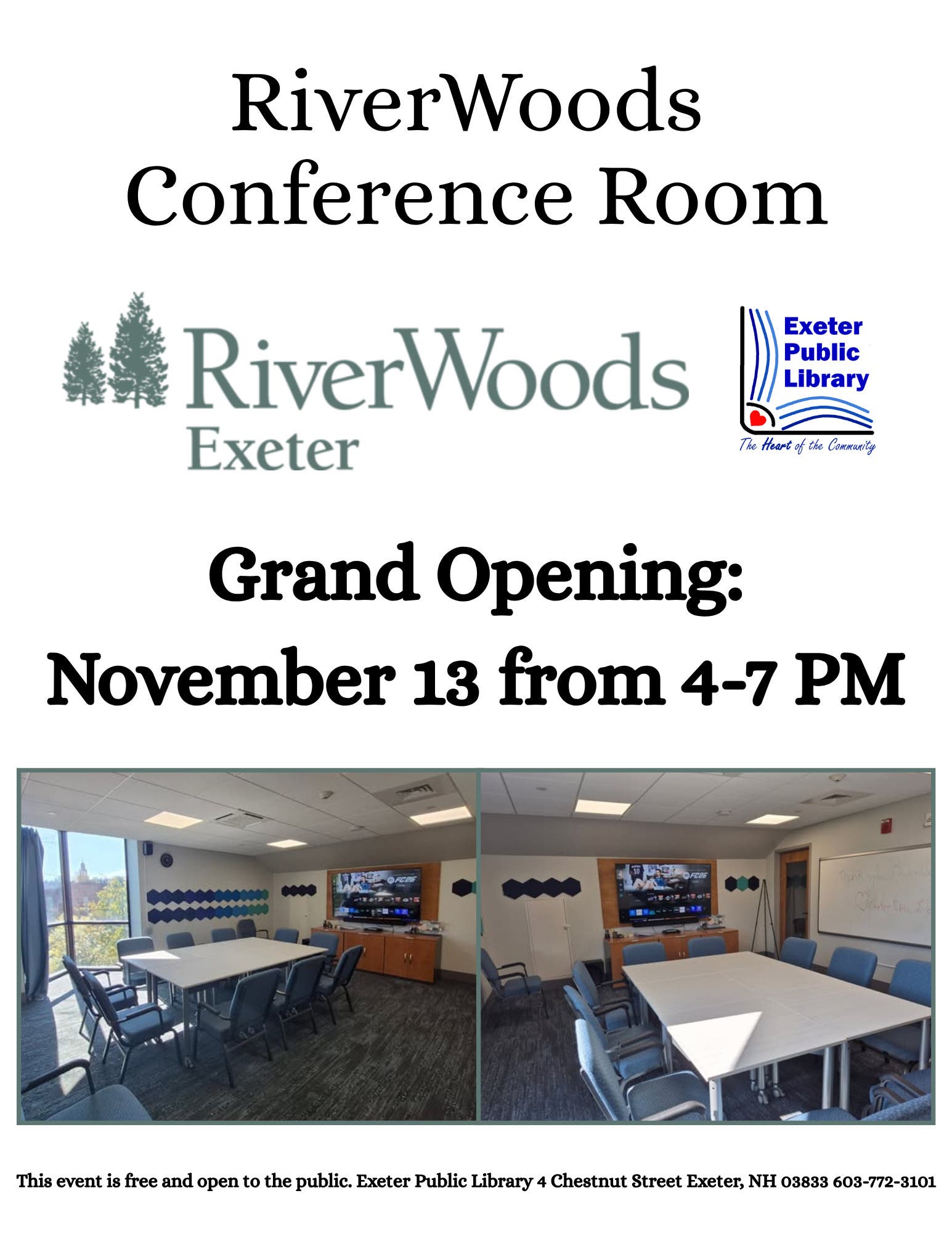 RiverWoods Conference Room Grand Opening