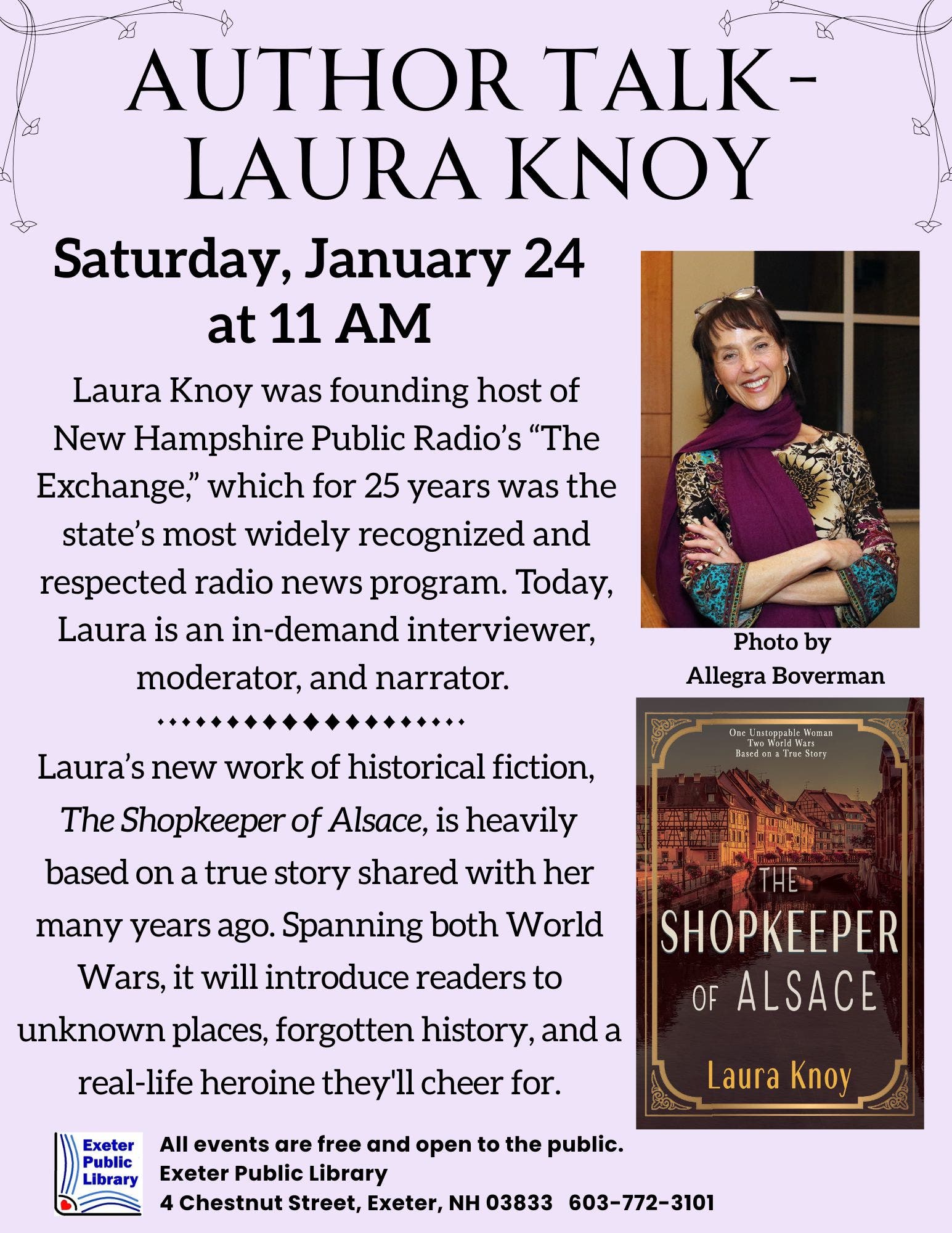 Author Talk with Laura Knoy
