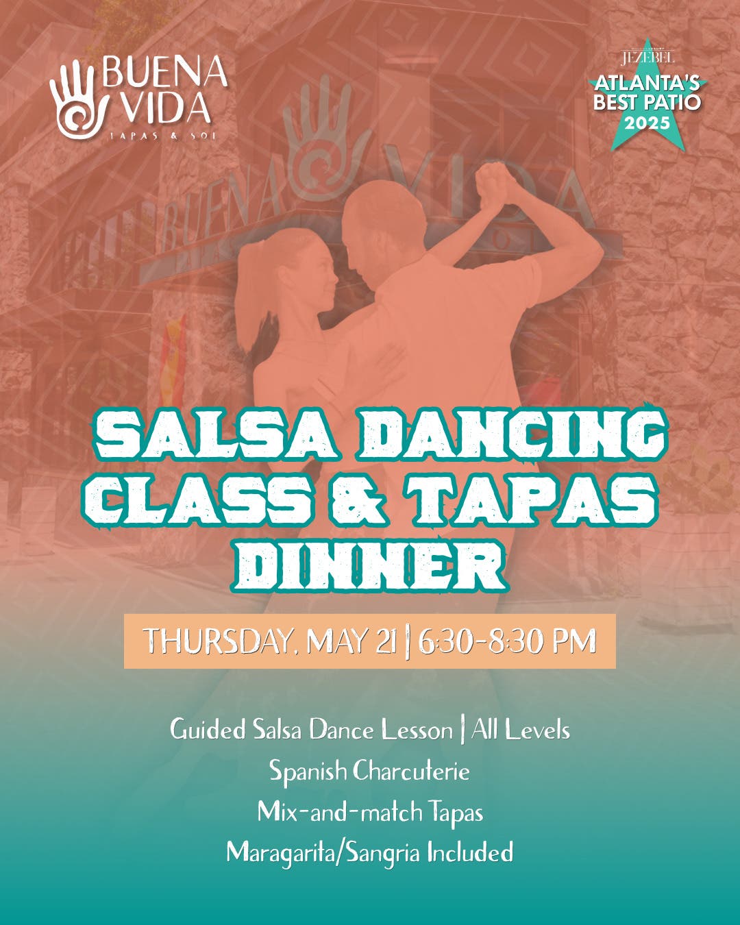 Salsa Dancing Class & Tapas Dinner