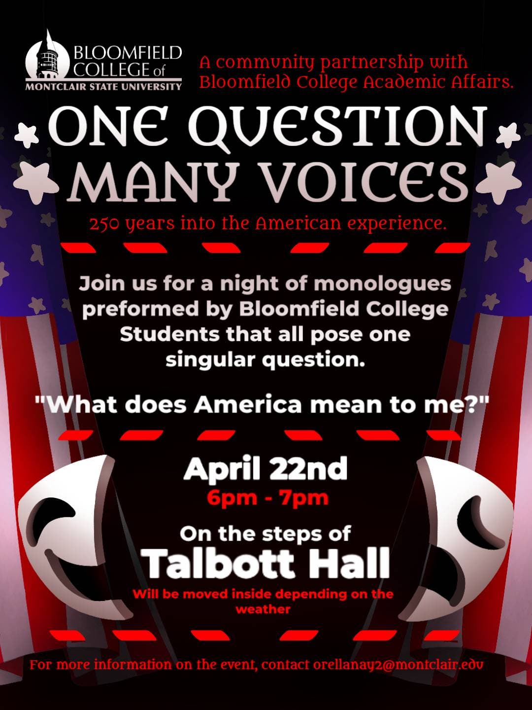 One Question, Many Voices Performance