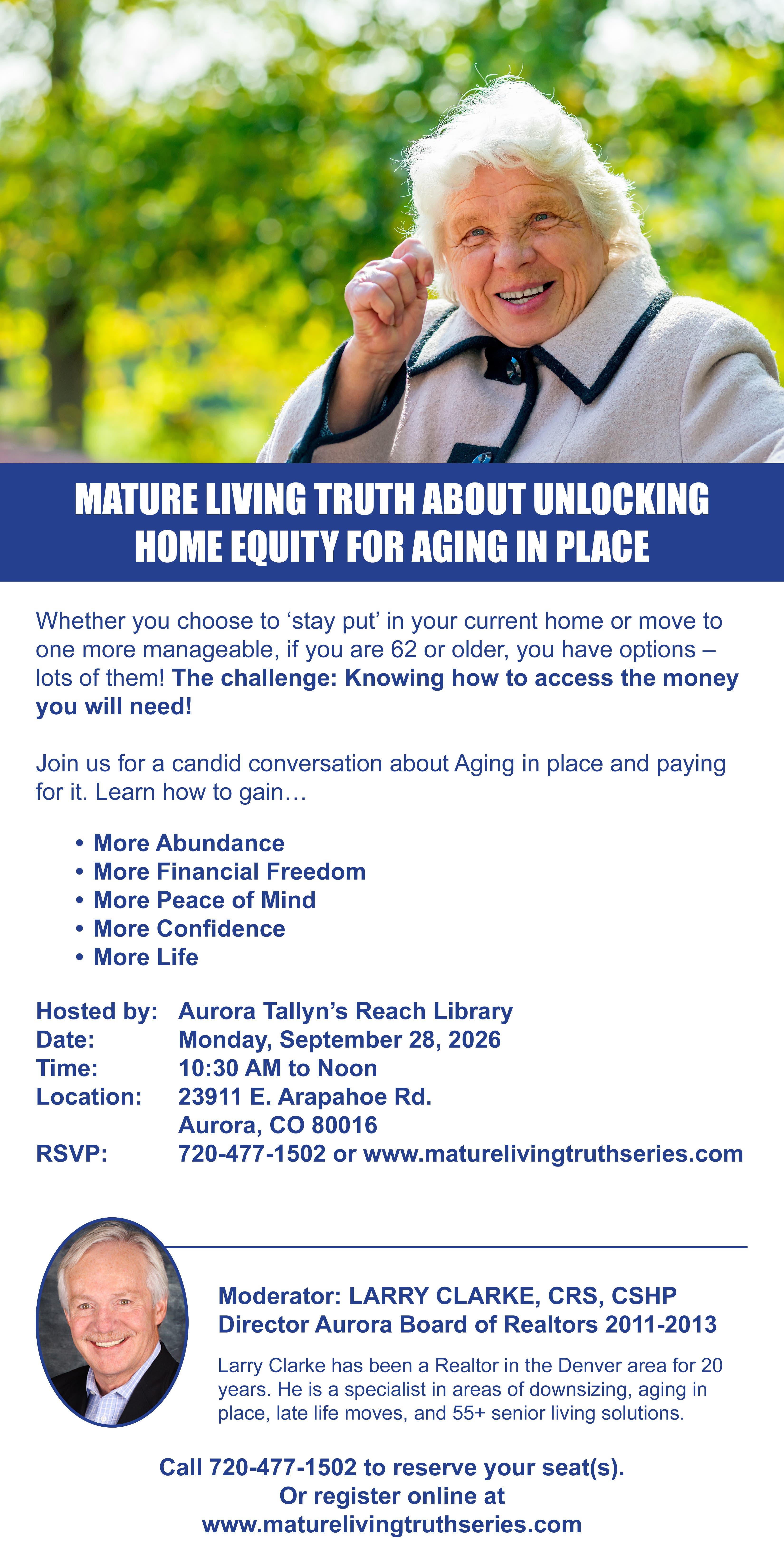 Mature Living Truth Unlocking Home Equity