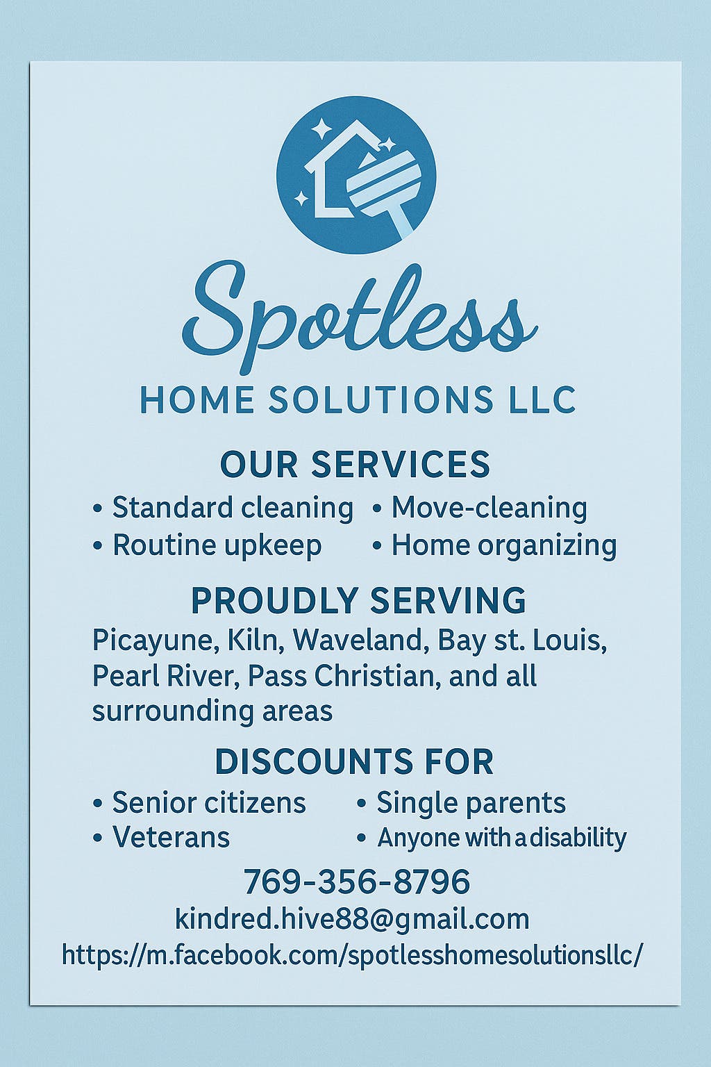 Spotless Home Solutions LLC 