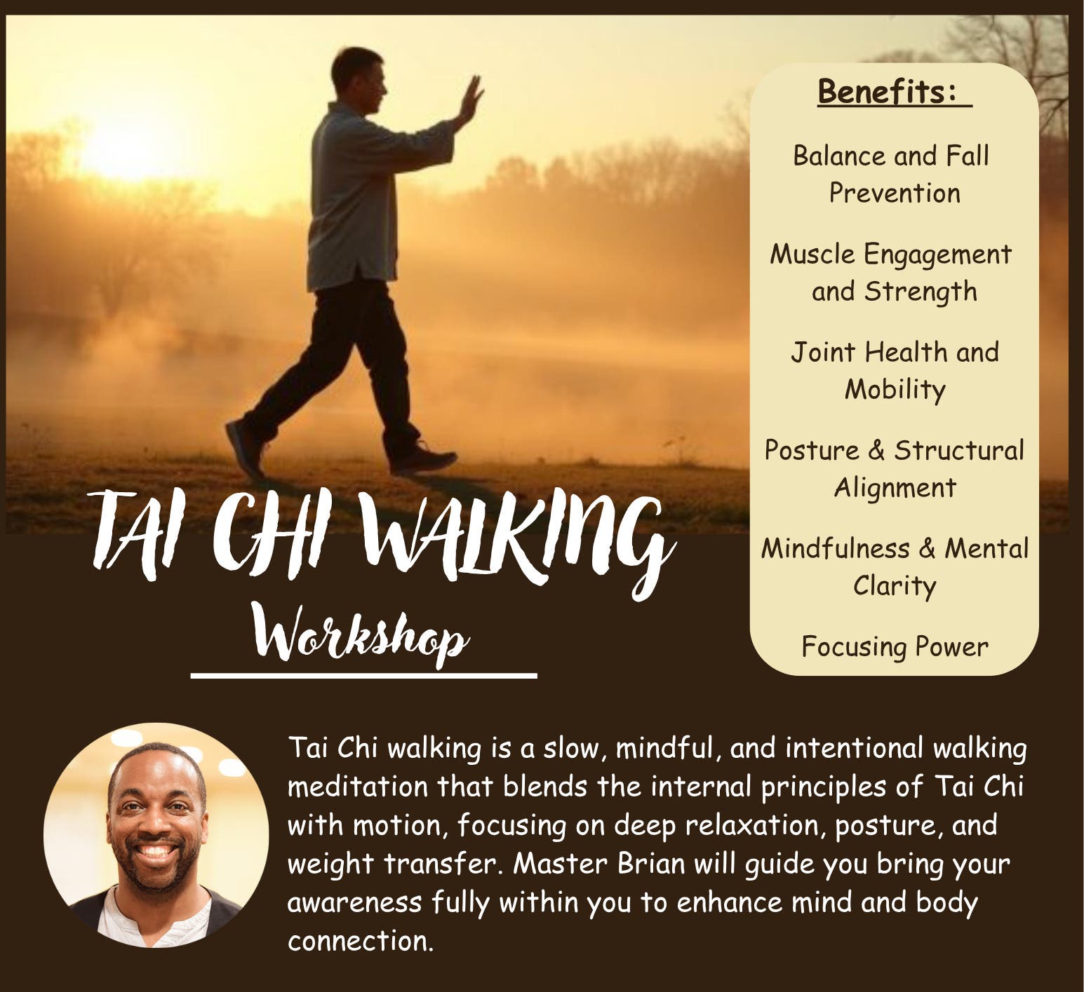 Tai Chi Walking Workshop