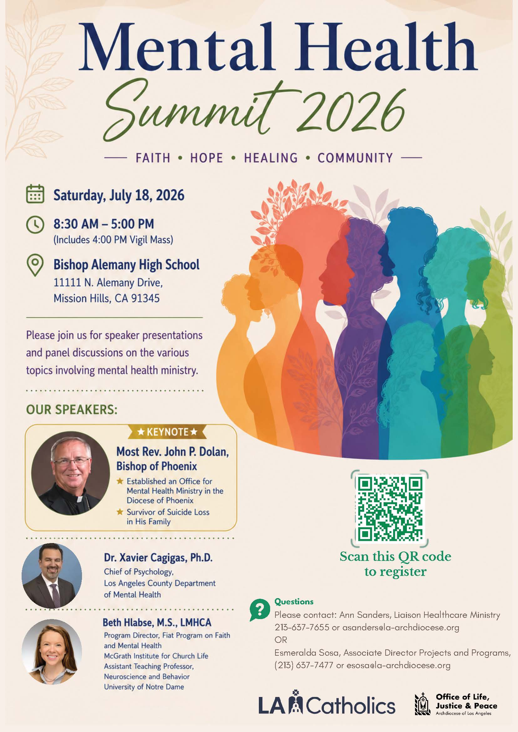 Archdiocese of Los Angeles Mental Health Summit
