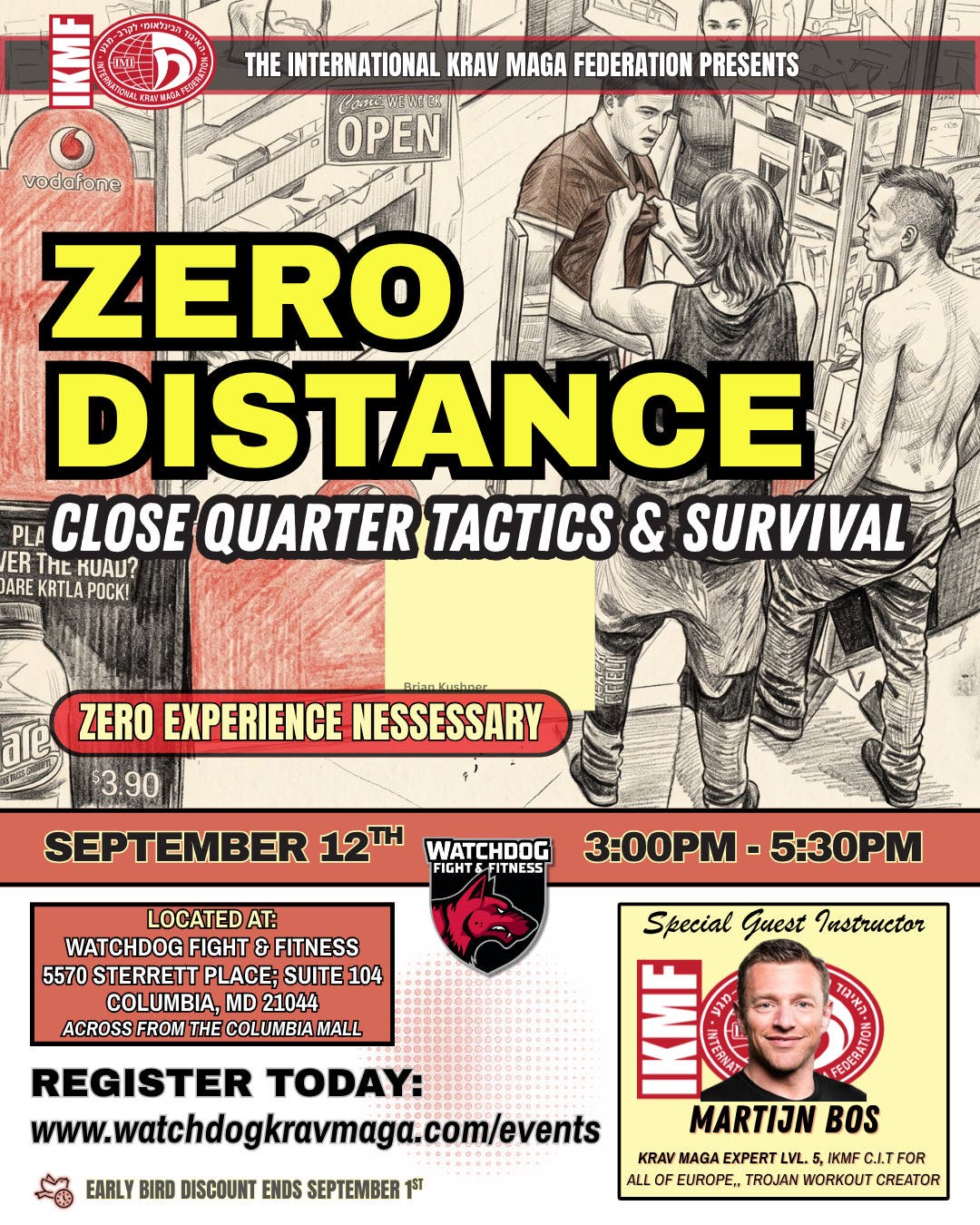 ZERO DISTANCE: Close Quarters Self Defense Seminar