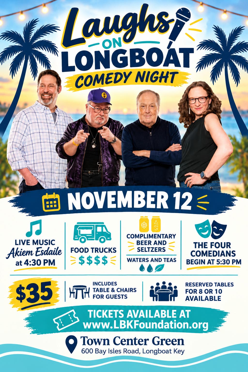 Laughs On Longboat Comedy Night