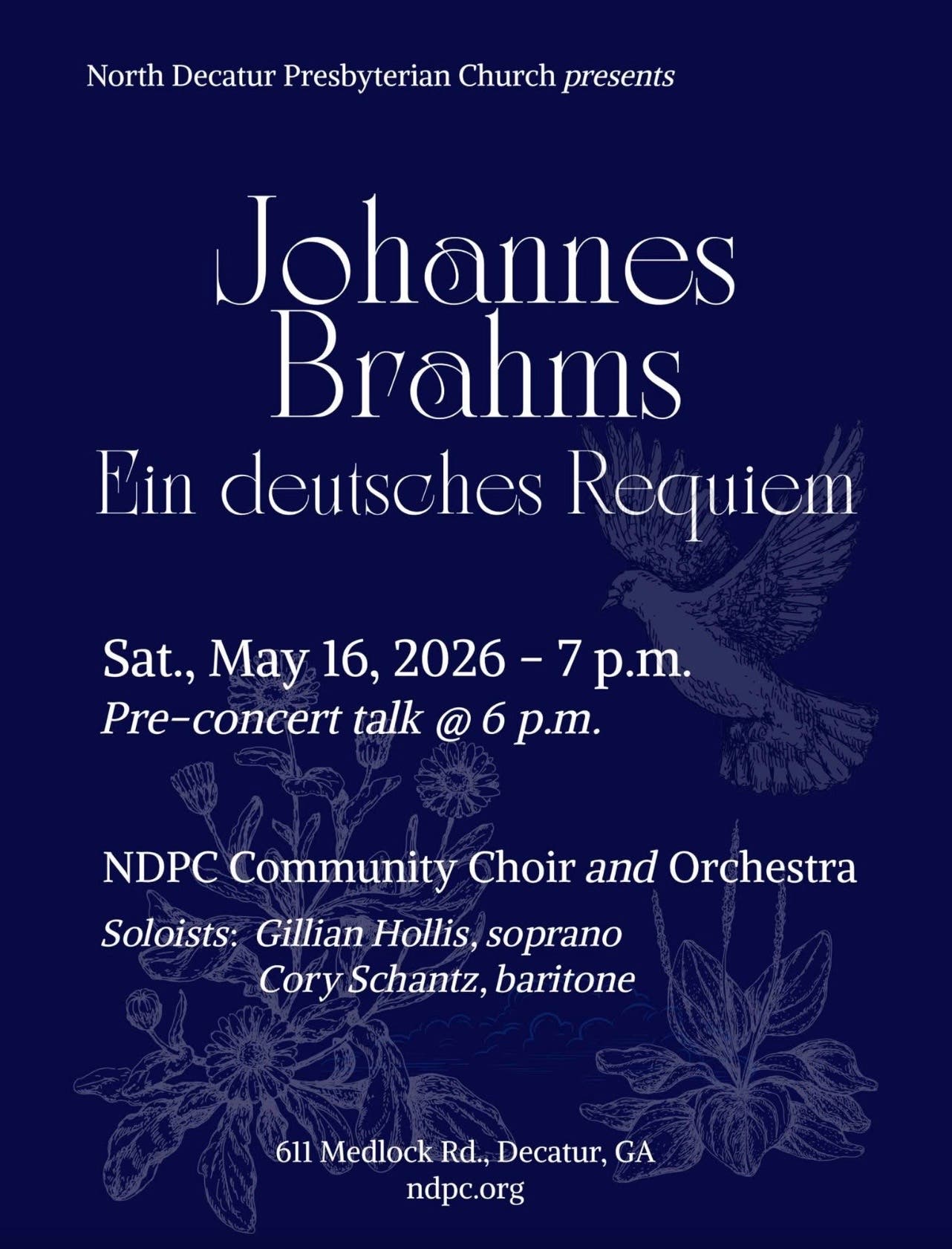 Brahms Requiem Concert